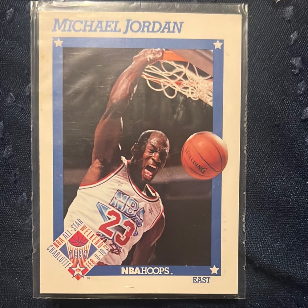 Michael Jordan NBA Hoops Trading Card